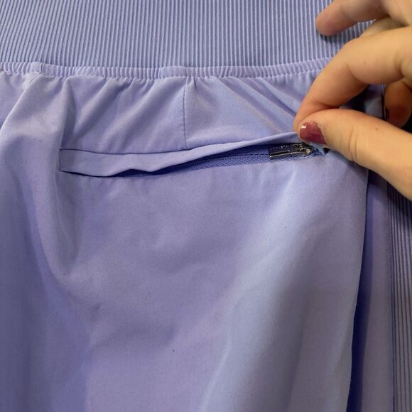 Athleta Size 2 Brooklyn Ankle Pant Periwinkle Purple Athleisure Pull On Travel - Picture 5 of 12